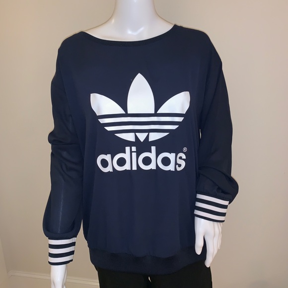 adidas sheer sweatshirt